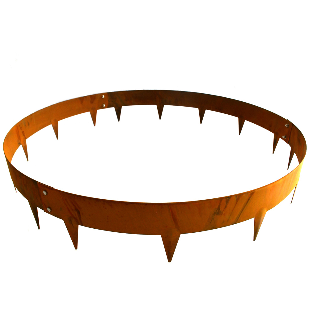 Garden Gear 90cm Corten Metal Circular Border Edging Image 1