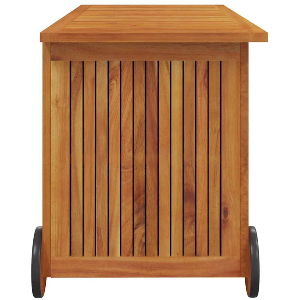 vidaXL 58 x 113 x 50cm Brown Acacia Wood Garden Storage Box Image 4