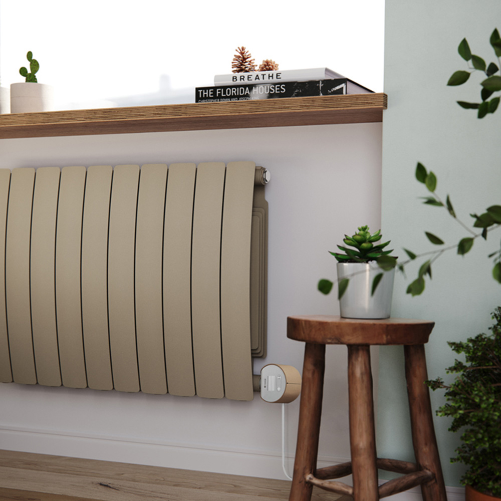 Terma Bergamo Wi-Fi Quartz Mocha Electric Radiator 1500W 590 x 1040mm Image 7