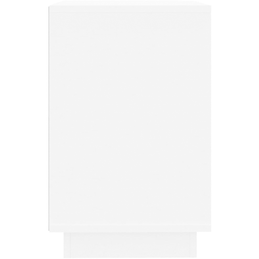 vidaXL 3 Door White Sideboard Image 6