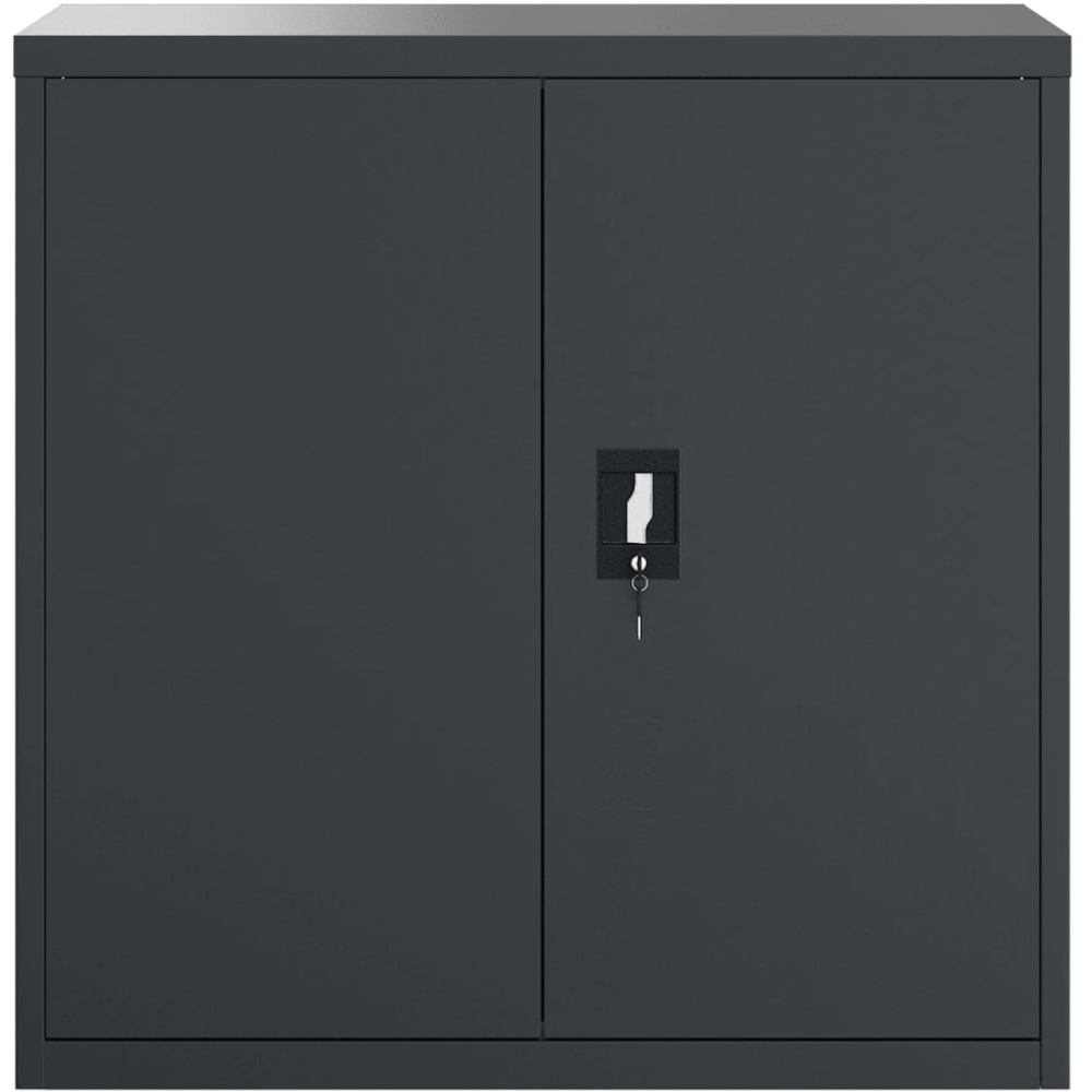 vidaXL 2 Door Anthracite Steel File Cabinet Image 3