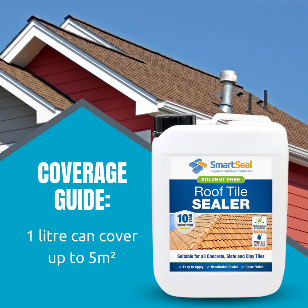 SmartSeal Roof Tile Sealer 5L 3 Pack Image 8