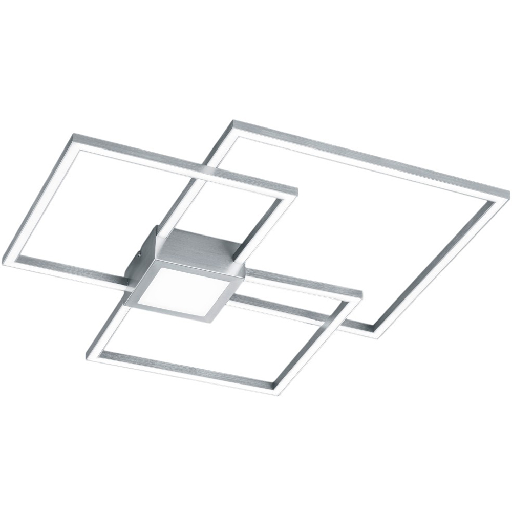 TRIO Hydra Nickel Matt Integrated LED Ceiling Light Image 1