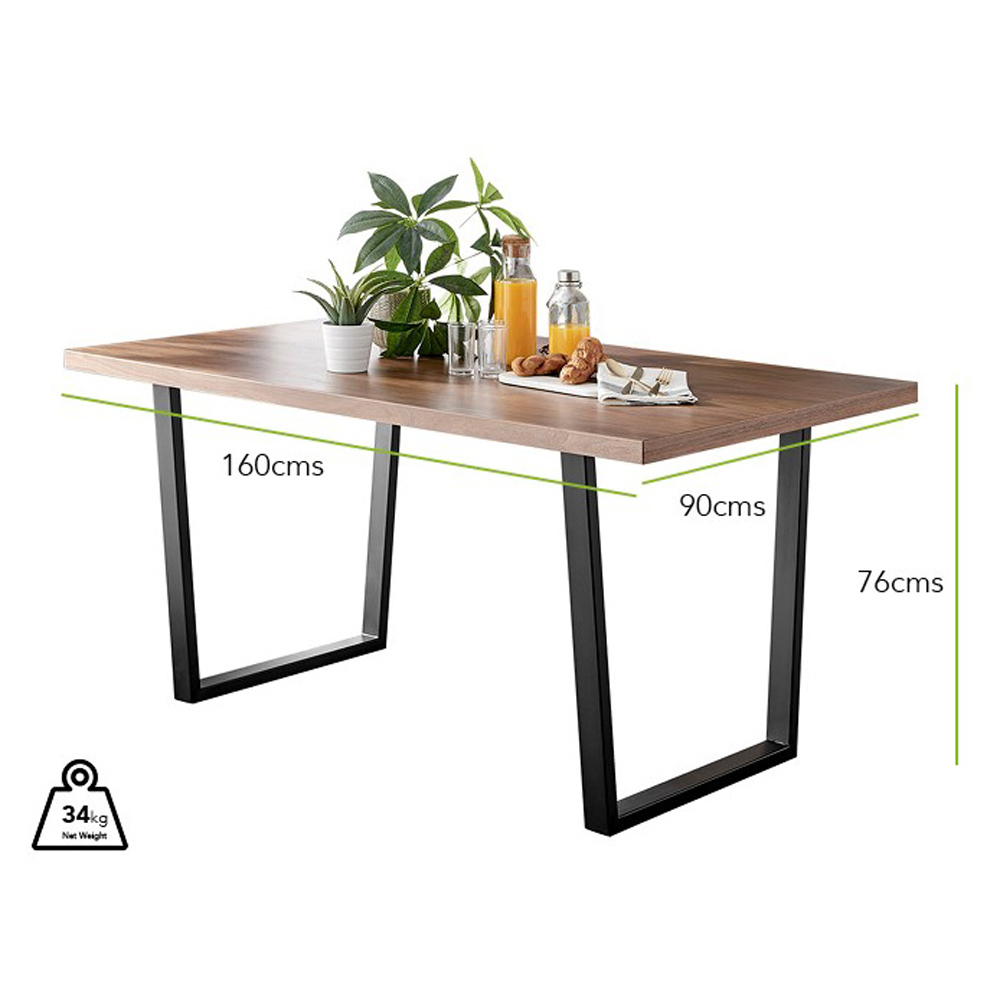 Furniturebox Solo Valera 6 Seater Dining Set Cappuccino Image 9