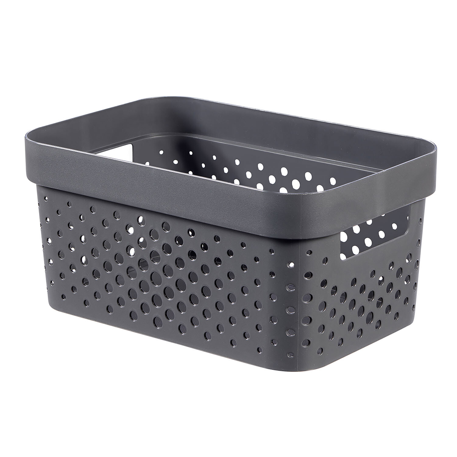 Curver Infinity Dots Storage Box   - Dark Grey / 4.5l Image 2