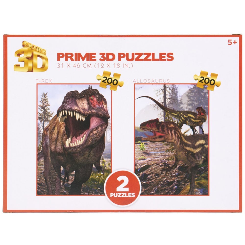 Pack of 2 Dinosaur 3D Puzzles Image 5