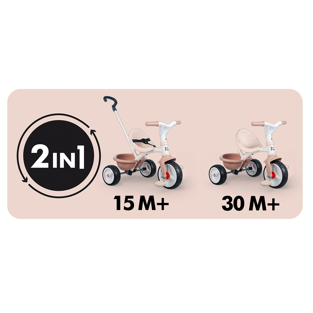 Smoby Be Move Beige Tricycle Image 5