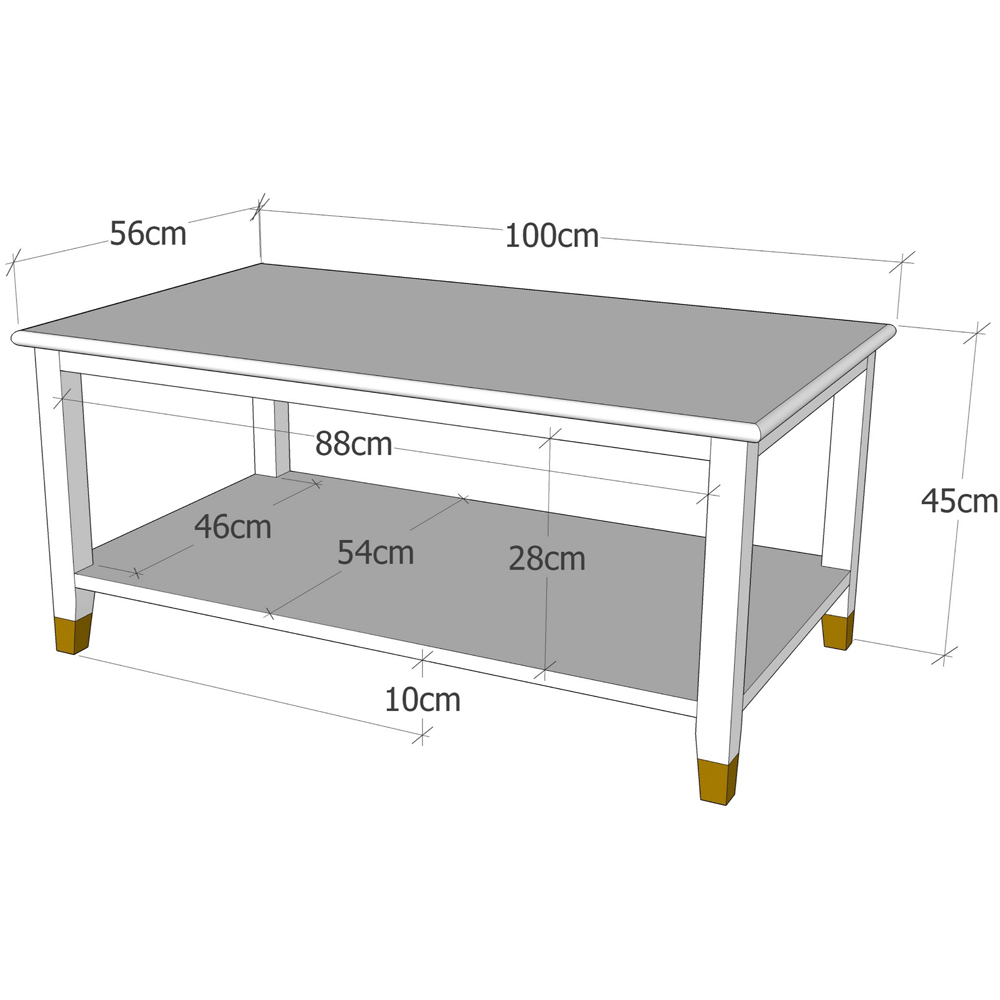 Palazzi Red Natural Coffee Table Image 8