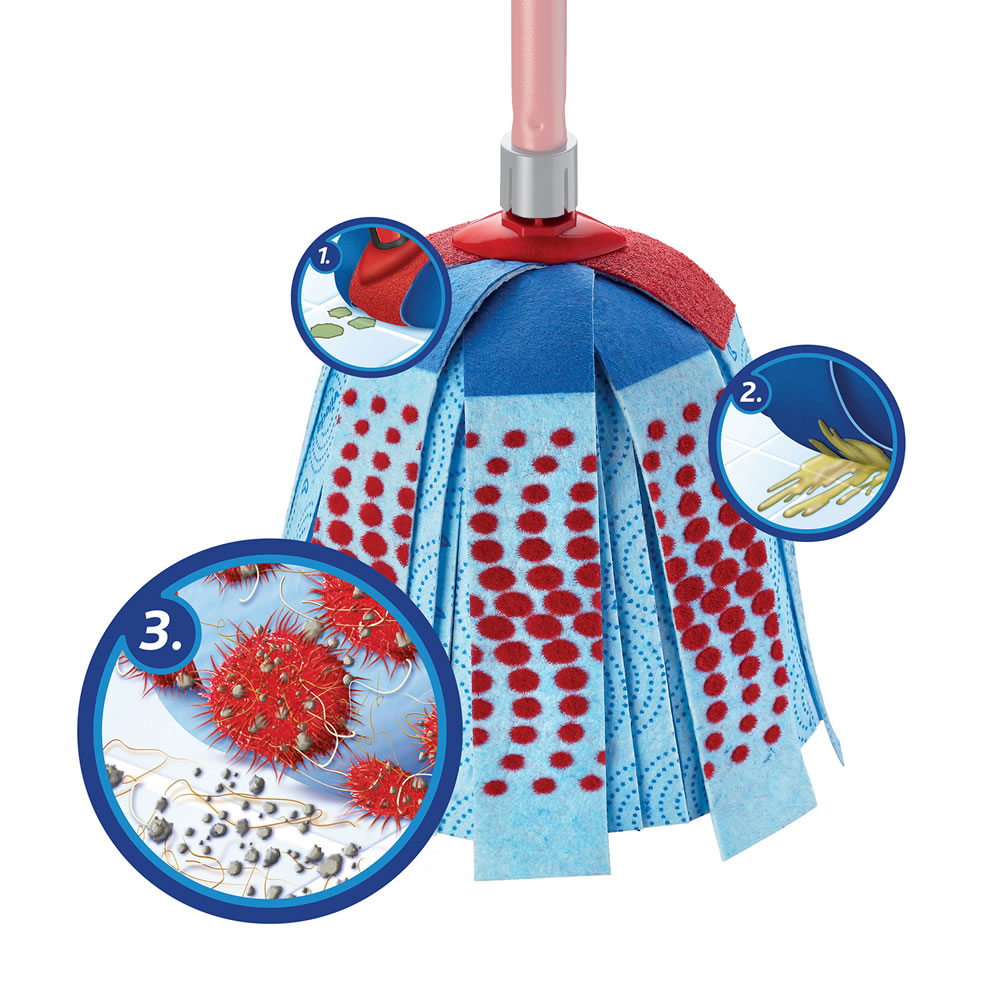 Vileda Supermocio 3 Action Mop Refill Wilko