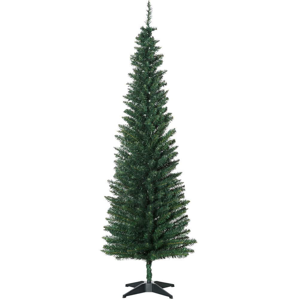 Everglow Green Artificial Pine Christmas Tree 5.9ft Image 1