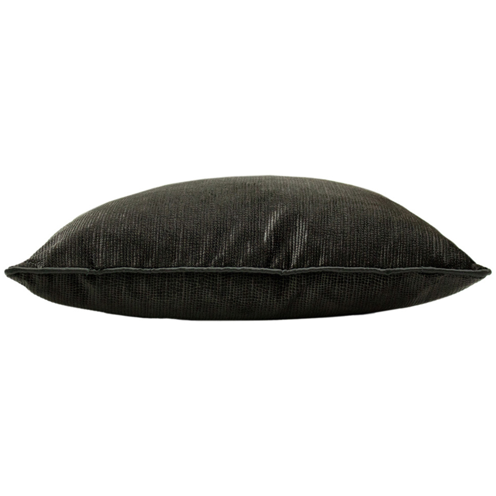 Paoletti Stella Black Textured Cushion Image 3