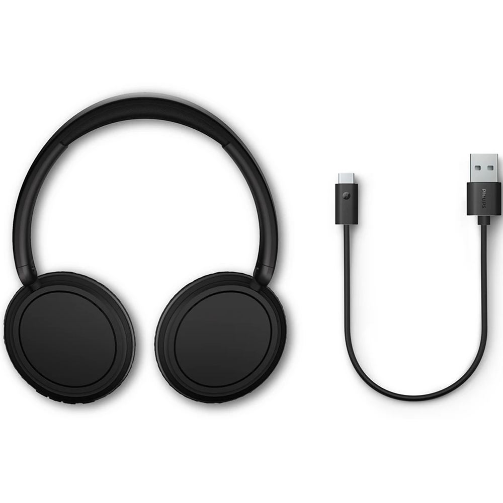 Philips 5000 Series TAH5209 Black Passive Noise Isolation Over-Ear Wireless BT Headphones Image 5