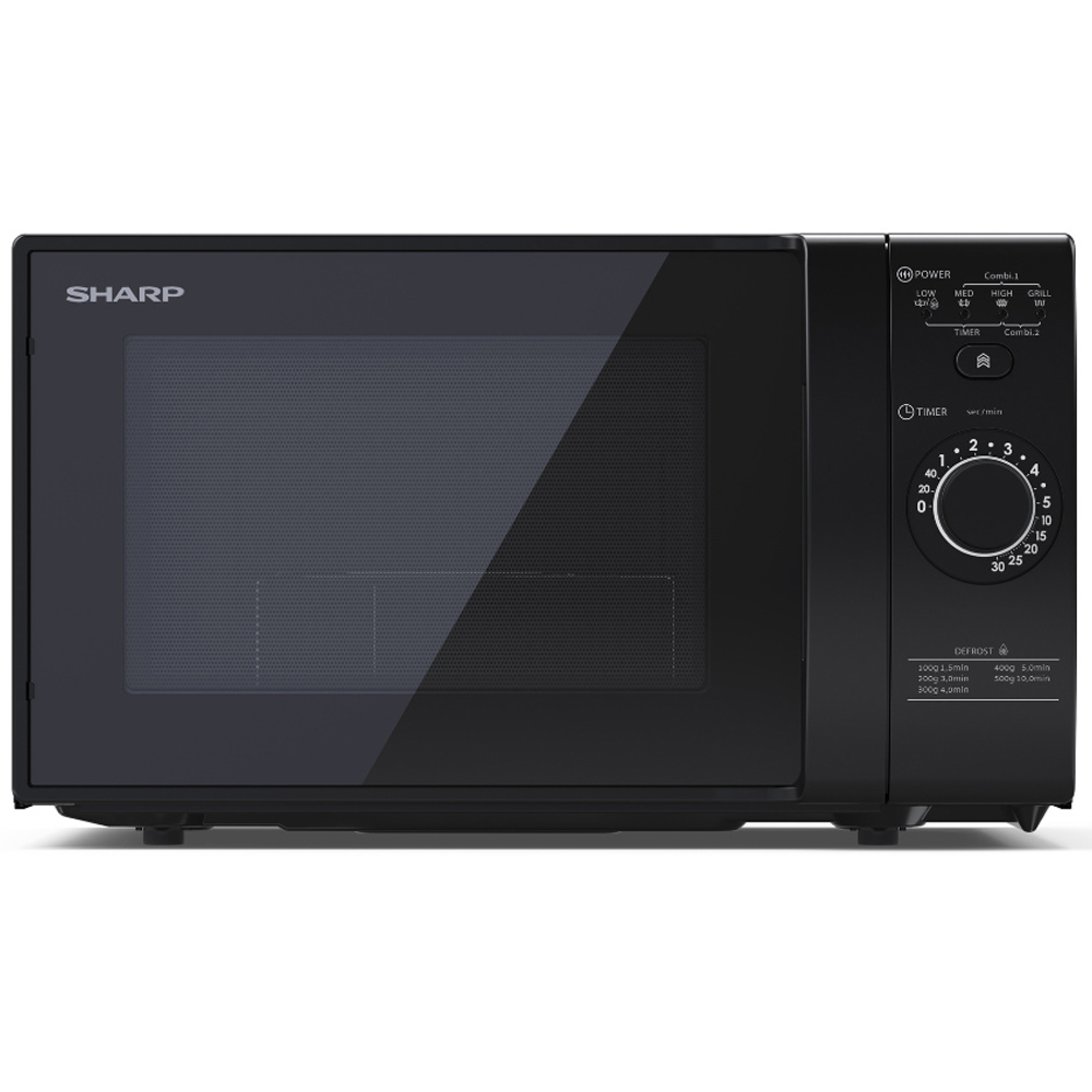 Sharp YCGG02UB Black Grill Electronic Control 20L Microwave Image 1