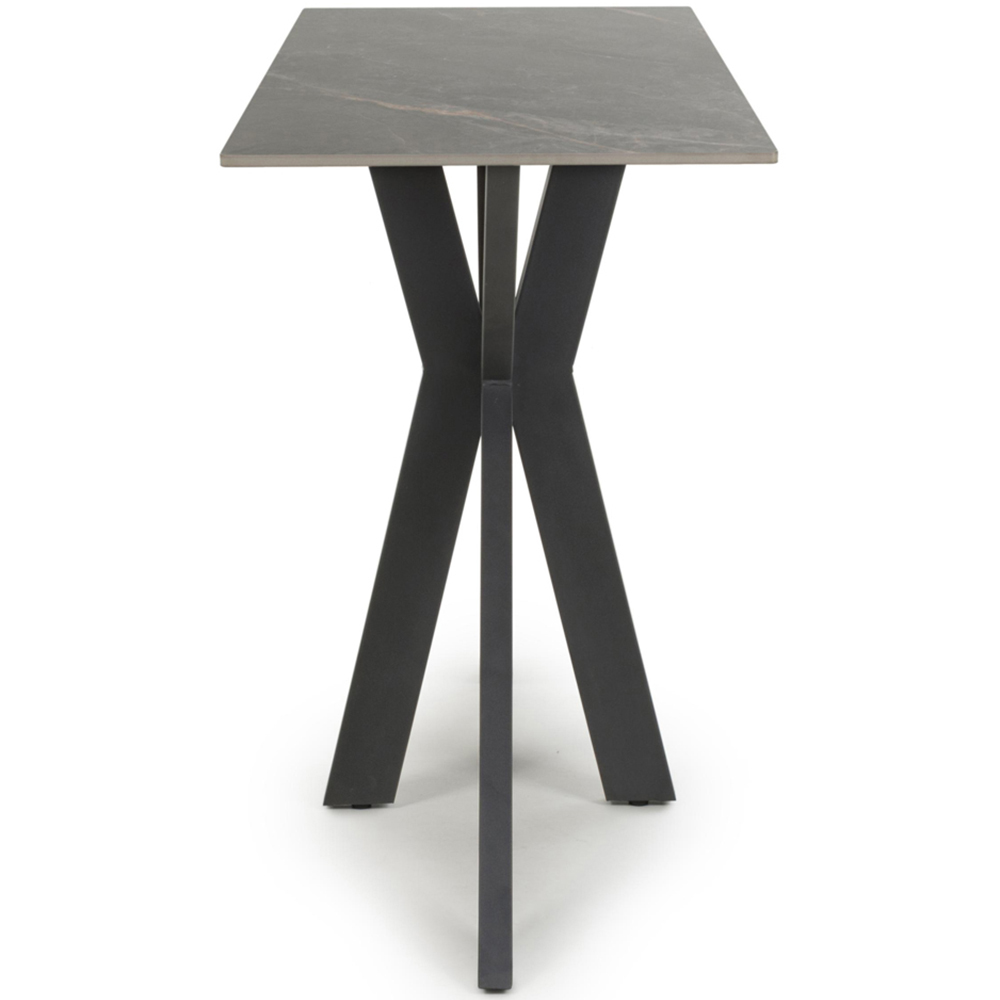 wilko Palermo Grey Marble Ceramic Console Table Image 4