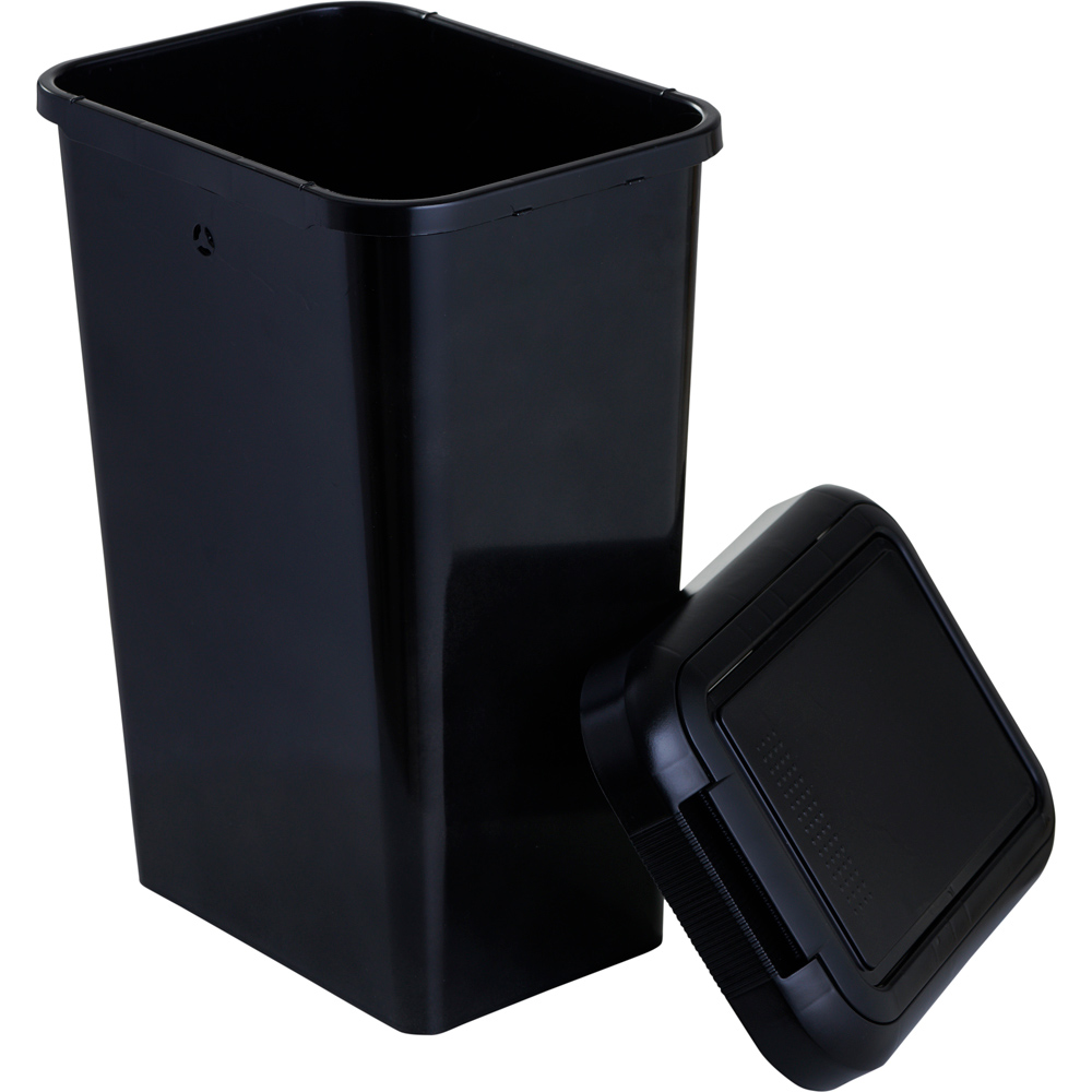 wilko Black Swing and Lift Bin 25L Wilko