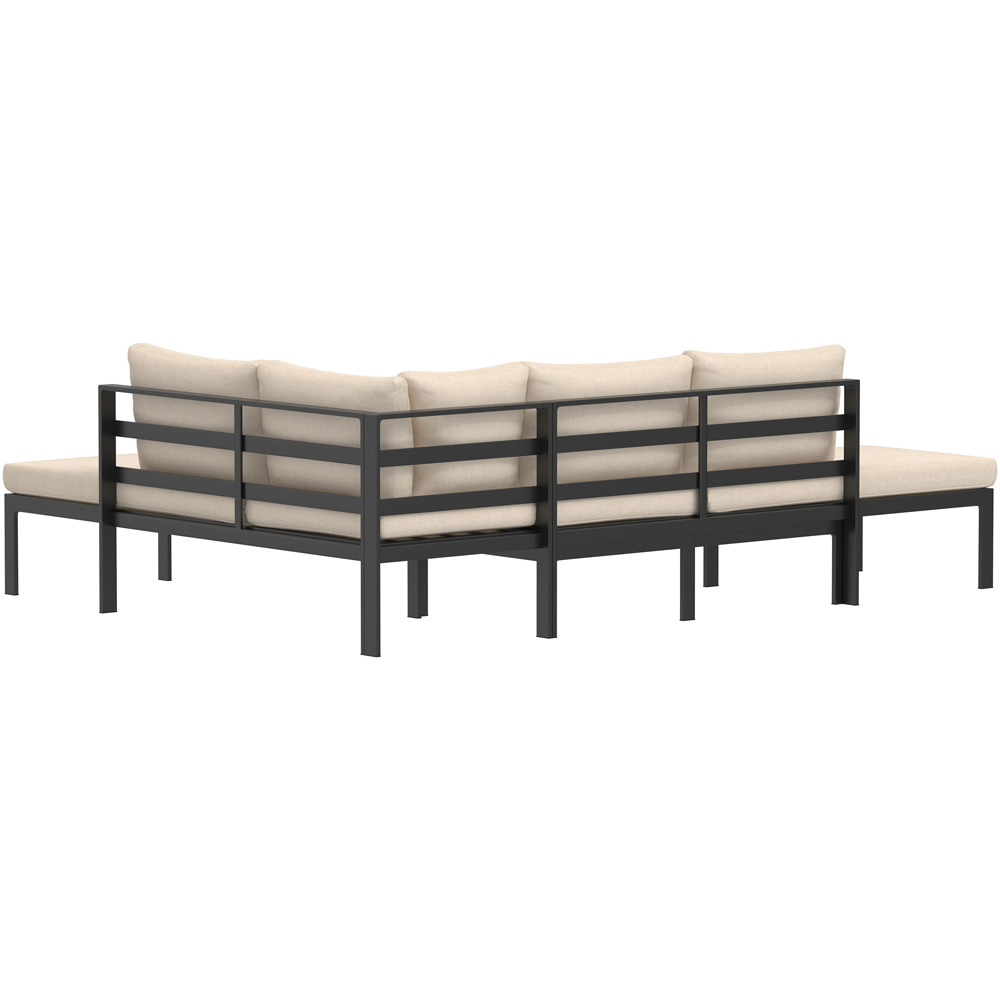 Charles Bentley Lagos 6 Seater Aluminium Garden Lounge Set Image 3