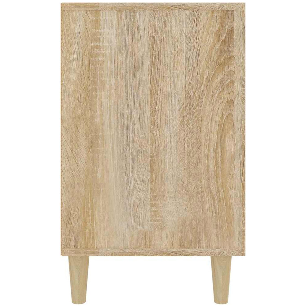 vidaXL 2 Door 2 Drawer Sonoma Oak Sideboard Image 4
