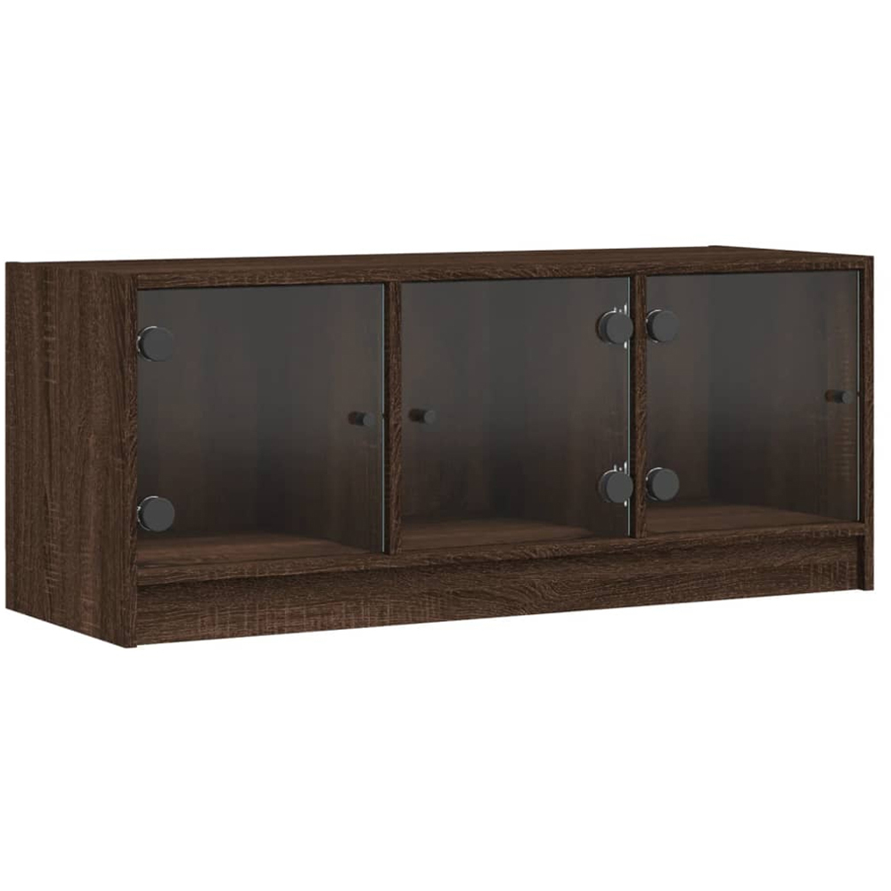 vidaXL 2 Door Brown Oak TV Cabinet Image 2