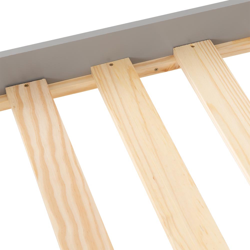 Seconique Double Amber Grey Slate Bed Frame Image 6