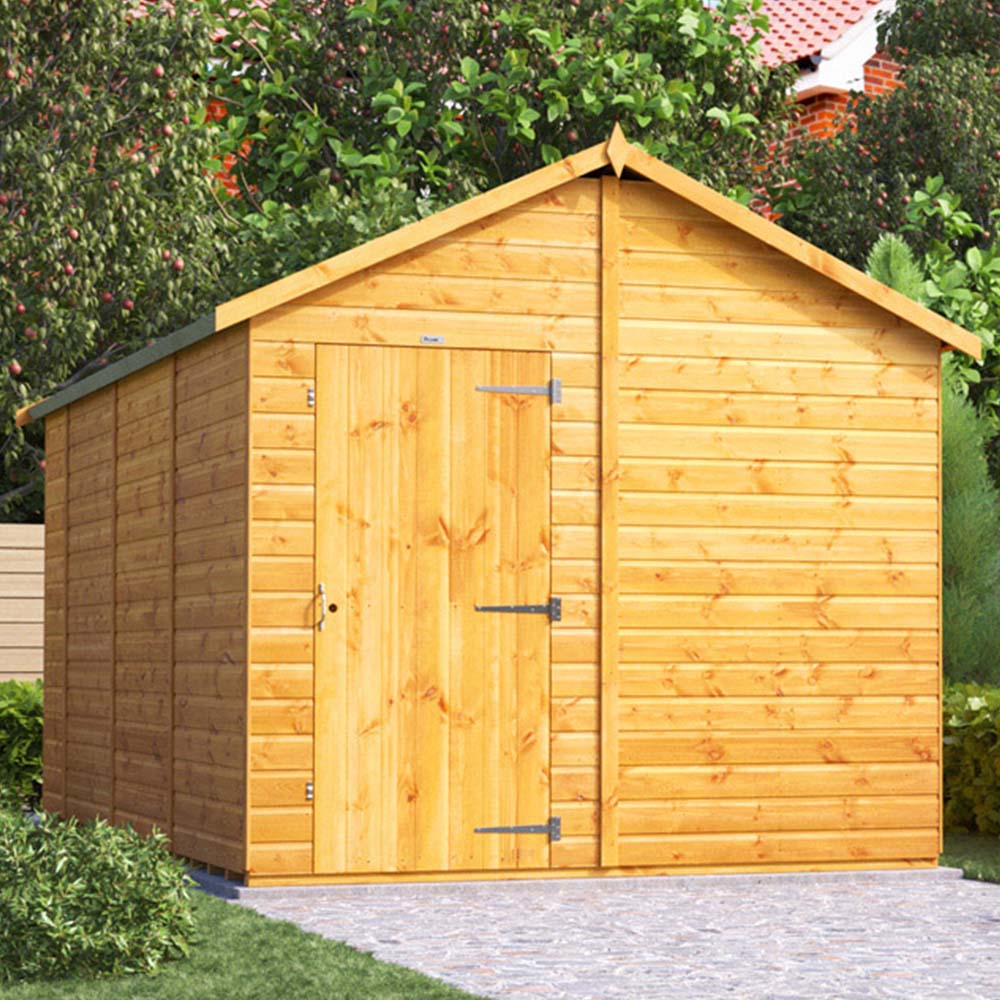 Power Sheds 14 x 8ft Apex Wooden Shed Image 2