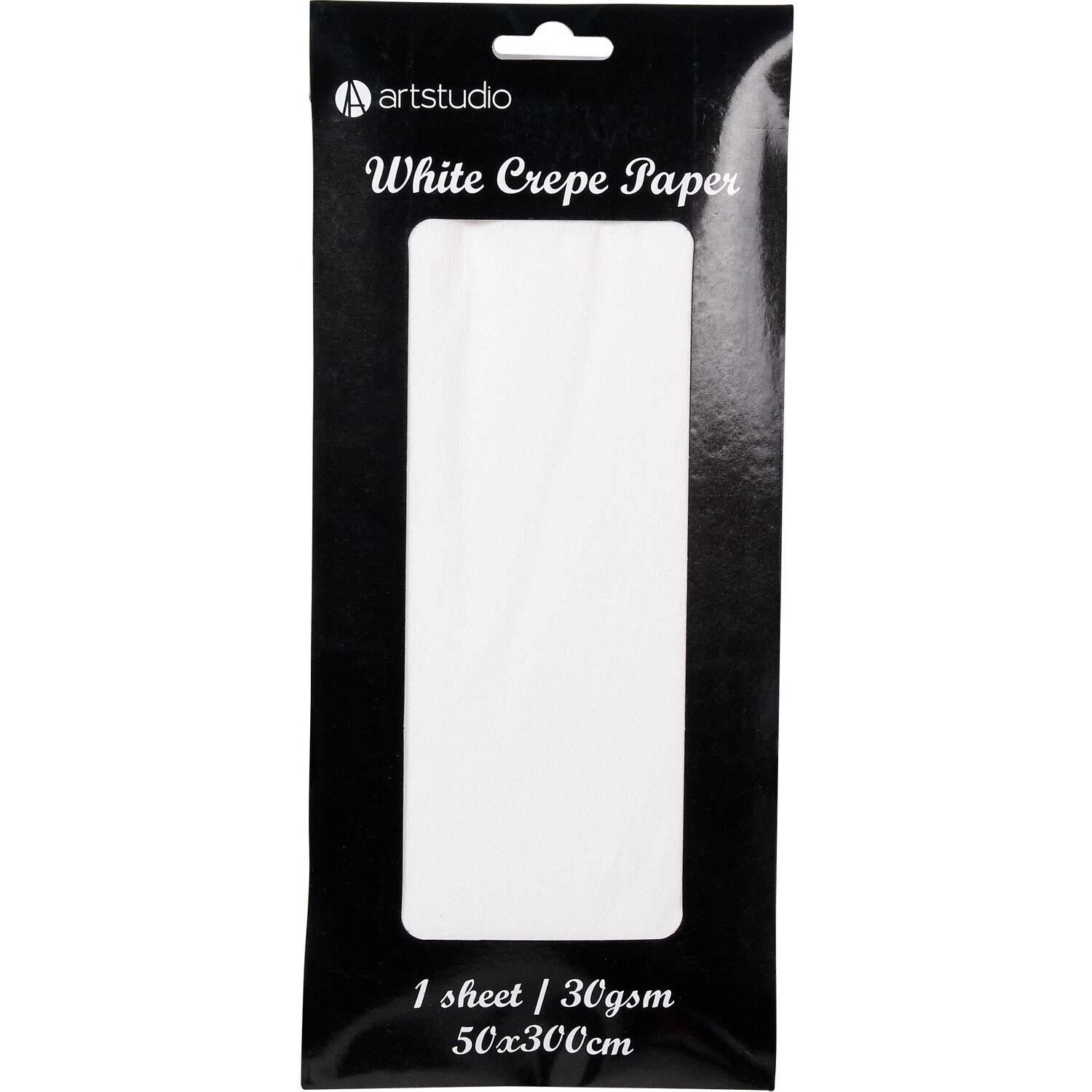 Art Studio Crepe Paper - White Image 1