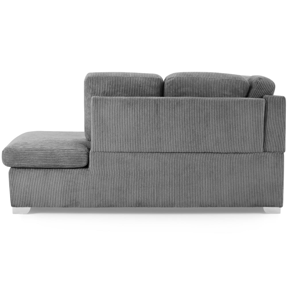 Home Detail Alcott 6 Seater Grey Jumbo Cord Fabric Right Hand Corner Sofa Image 7