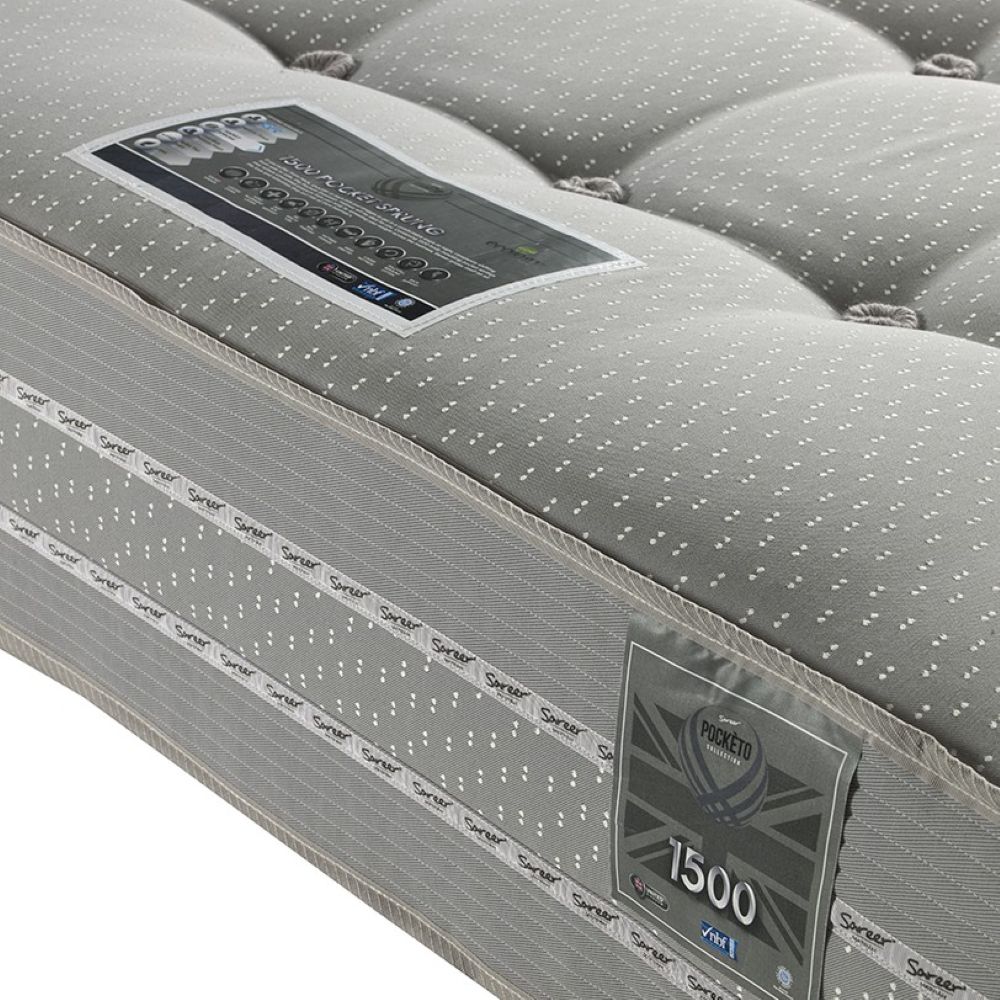 Sareer Matrah Double Pocketo 1500 Reflex Plus Foam Mattress Image 2