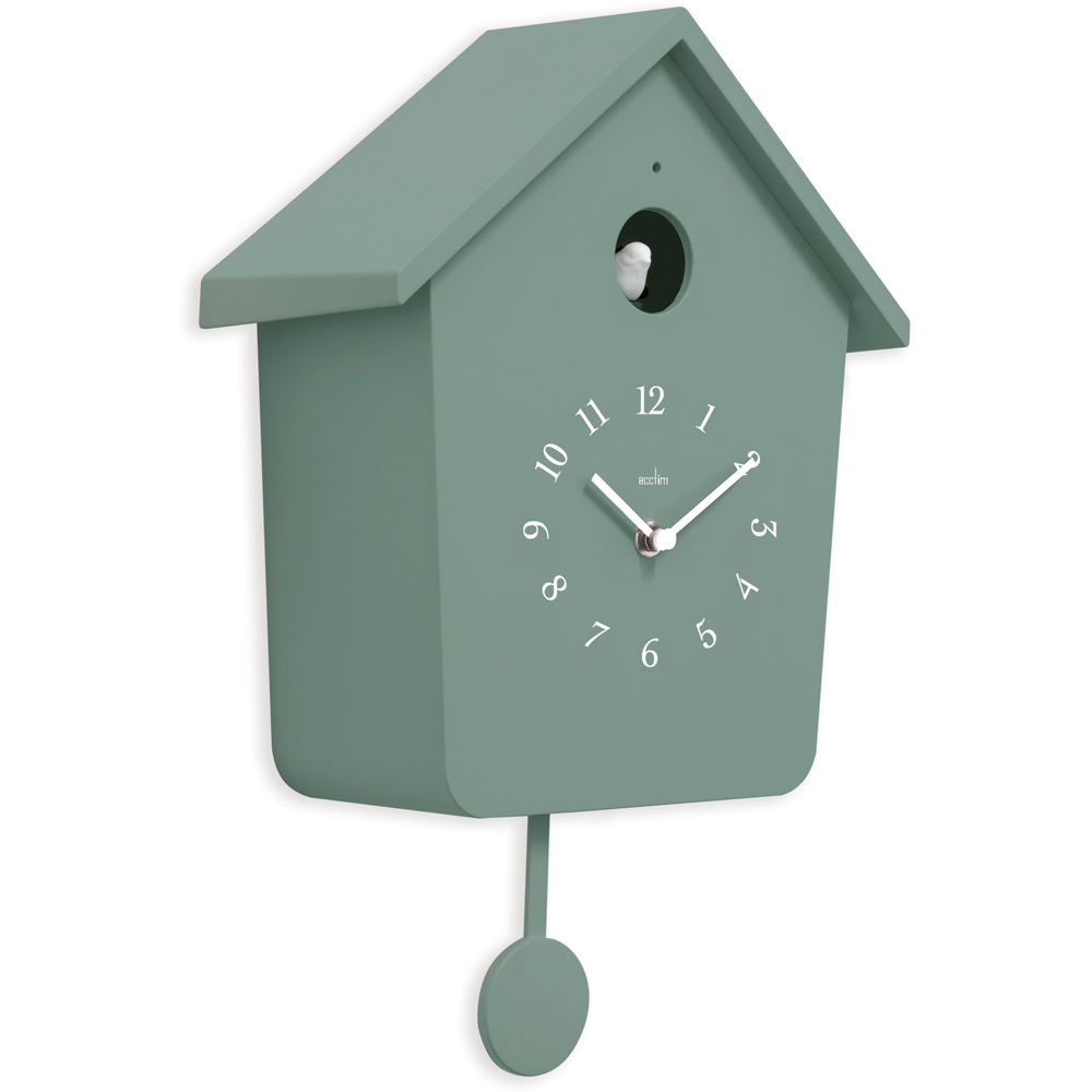 Acctim Casper Cloverfield Lighted Pendulum Cuckoo Wall Clock 34cm Image 2
