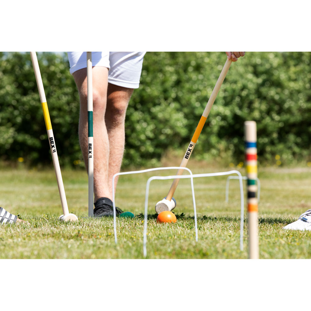 Bex 6 Mallet Family Croquet Game Set Image 3