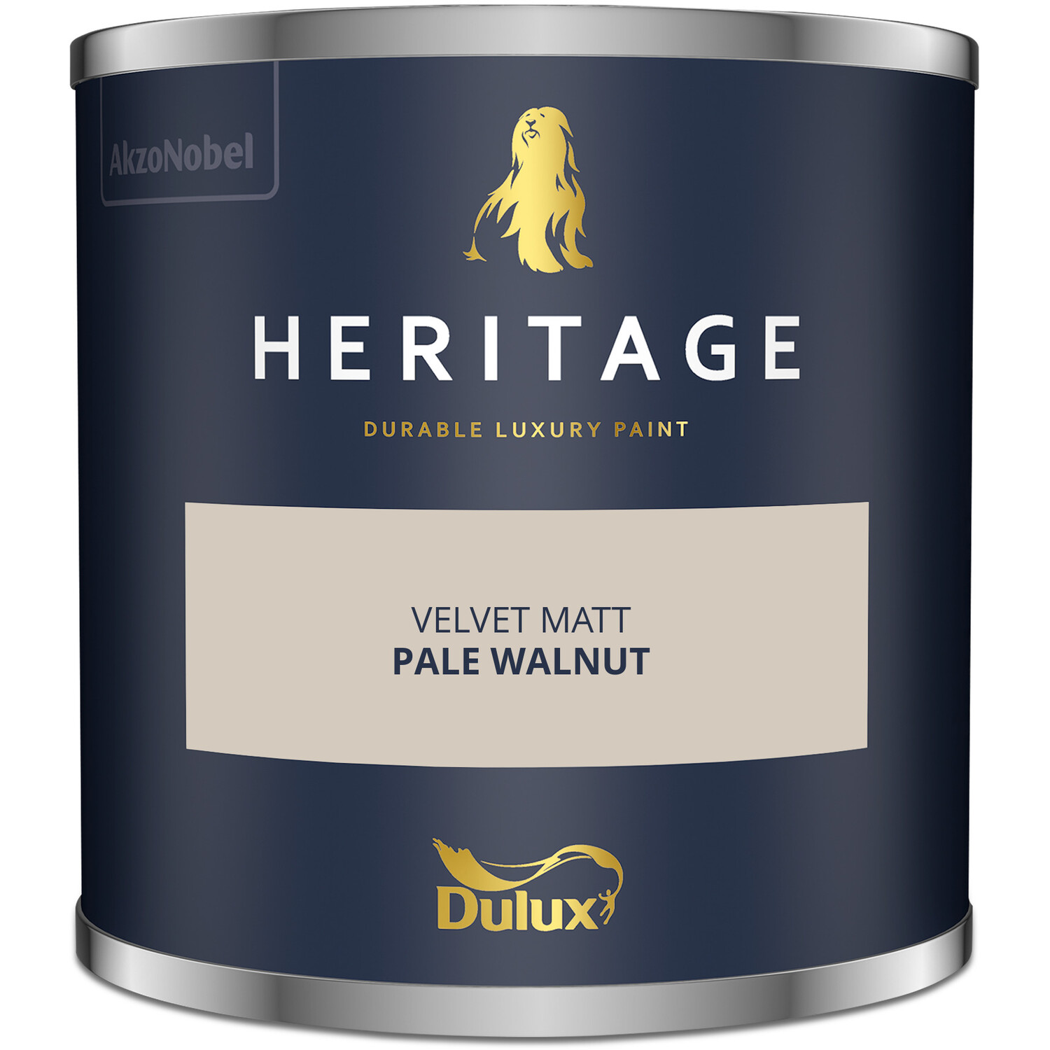 Dulux Heritage Walls and Ceilings Pale Walnut Velvet Matt Emulsion Paint Tester Image 2