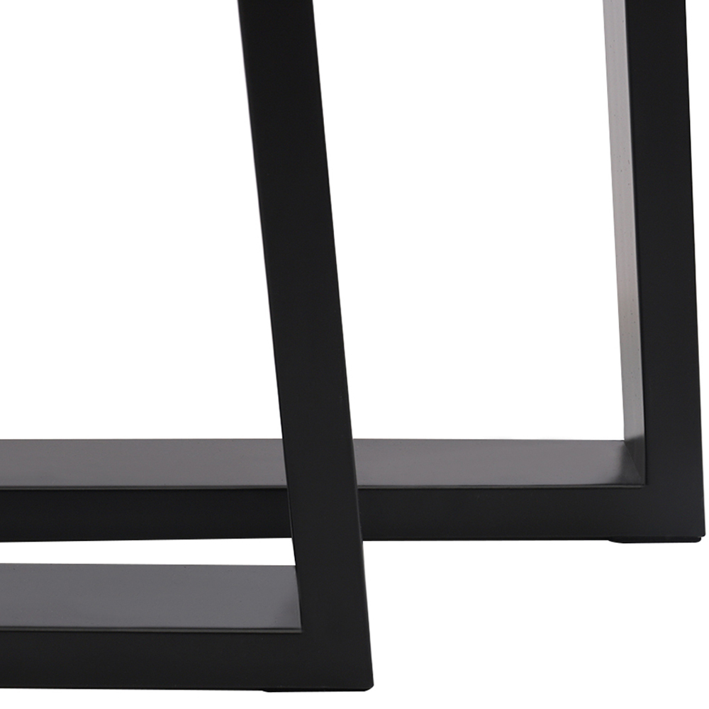 Living and Home Black Industrial Trapezoidal Iron Furniture Leg 81 x 71cm 2 Pack Image 5