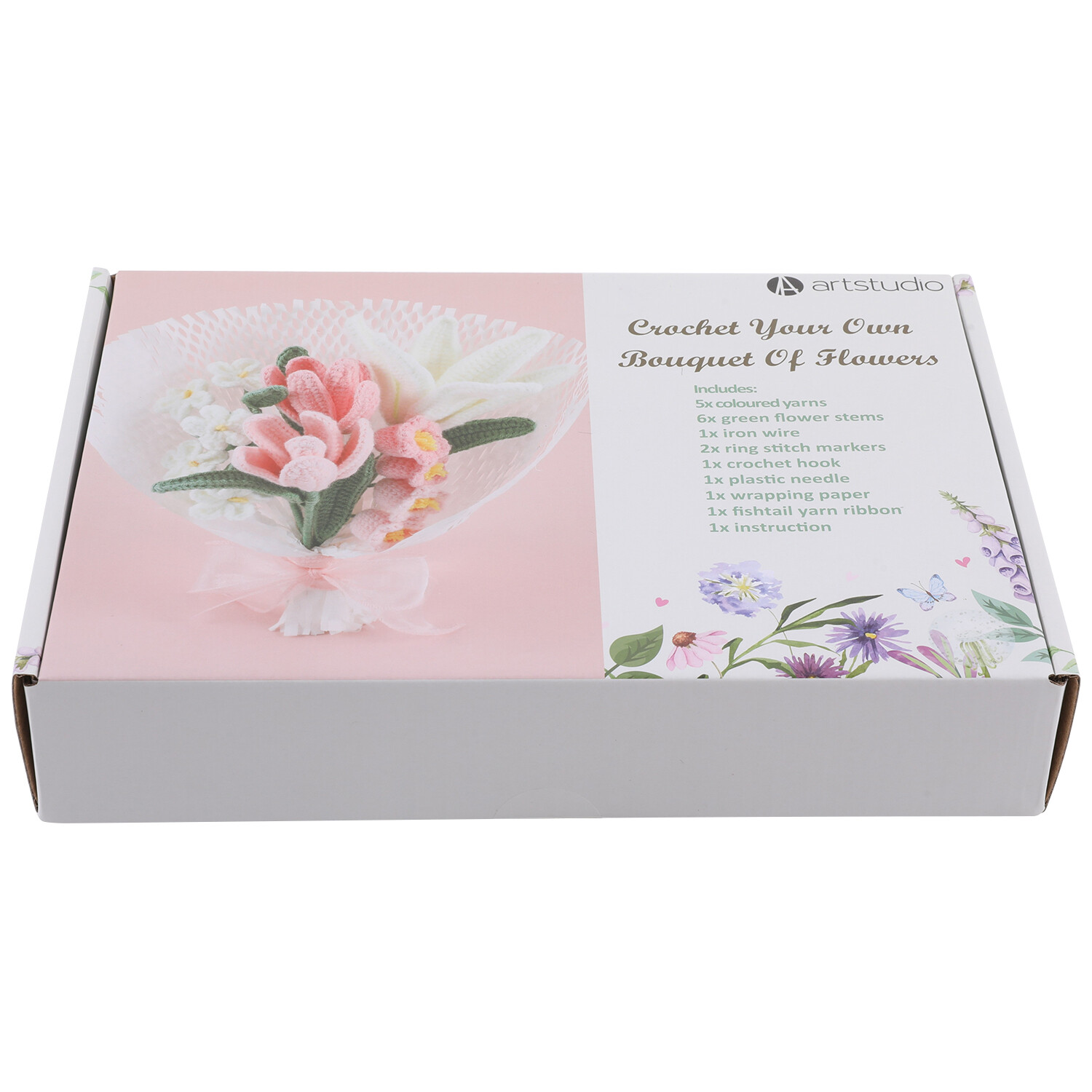 Crochet Your Own Bouquet Of Flowers Kit - Multicolour Image 5