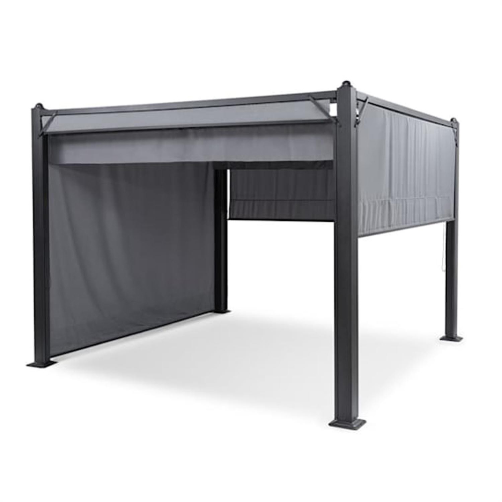 Naples Aluminum Pergola - Dark Grey / 400cm Image 2