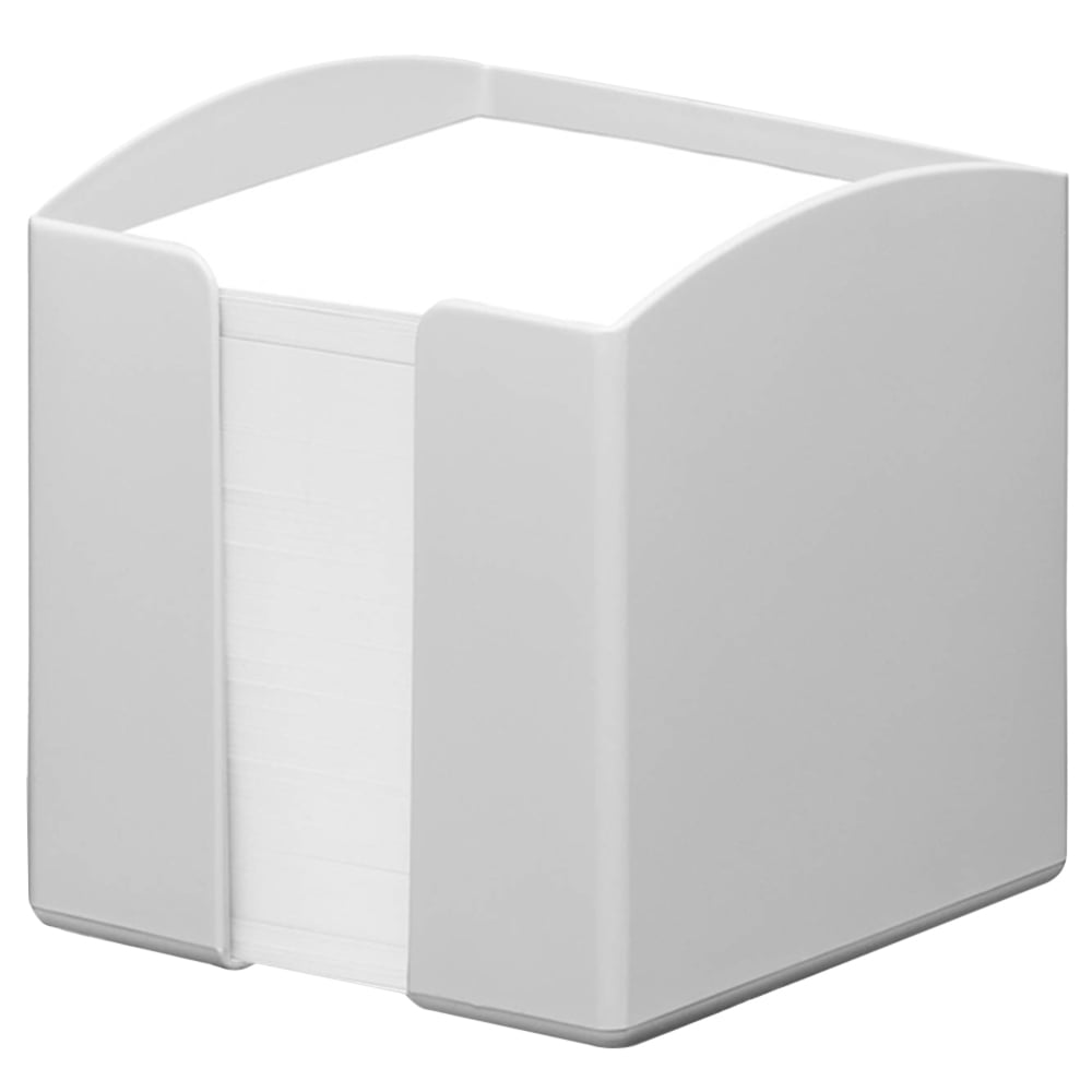 Durable Eco Grey 800 Sheet Note Box Memo Pad Cube Image 1