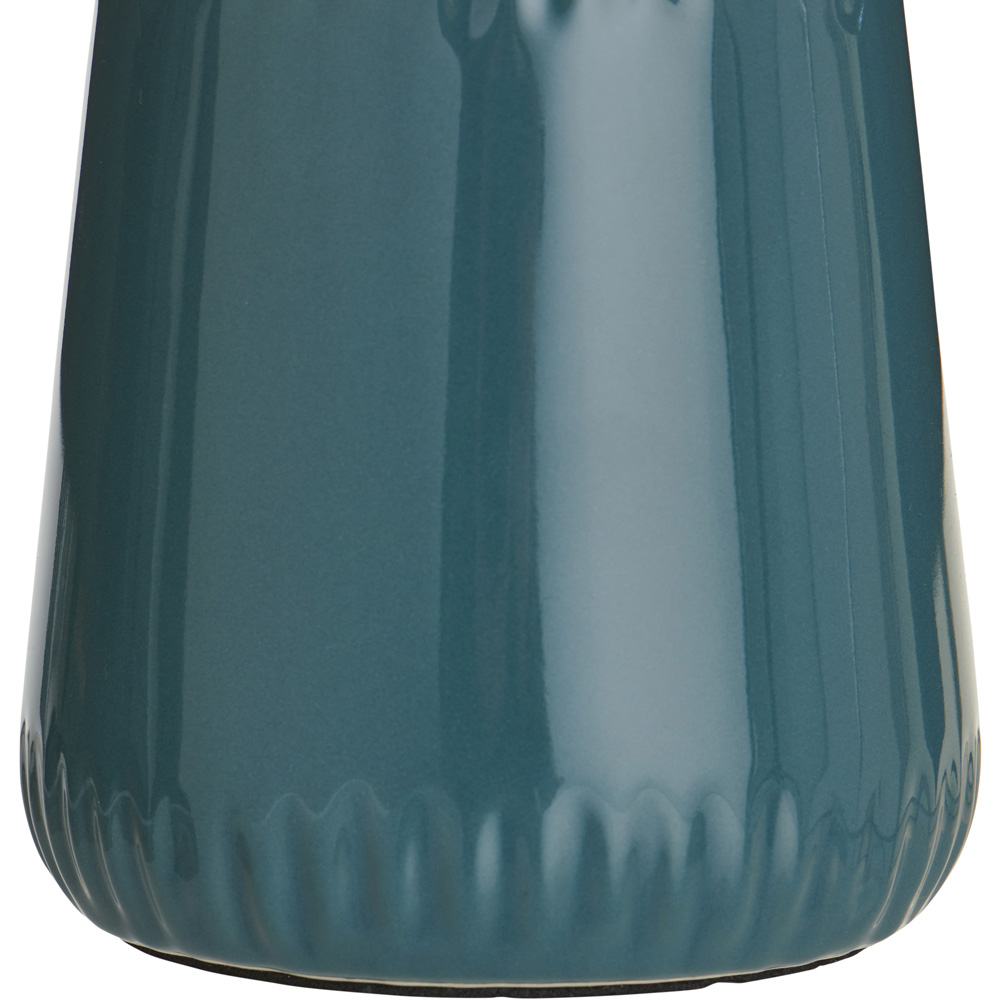 Wilko Blue Ceramic Dash Table Lamp Image 5