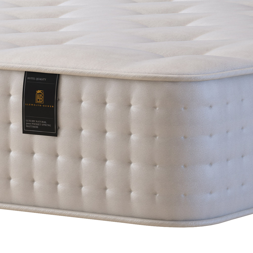 Aspire Furniture Laurence Llewelyn-Bowen Luxury Natural Single 3000 Pocket Sprung Mattress Image 3