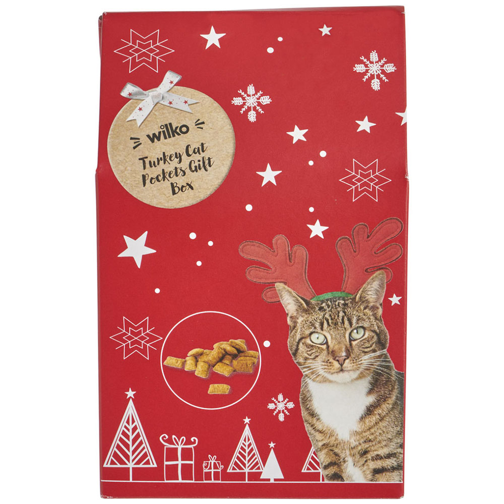 Wilko Turkey Cat Cushion Gift Box 180g Image 4