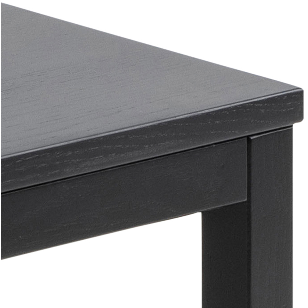 Florence Cornus Matt Black Nest of Tables Set of 3 Image 7