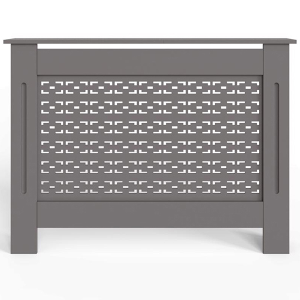 FWStyle Grey Geometric Pattern MDF Radiator Cover Medium Image 3