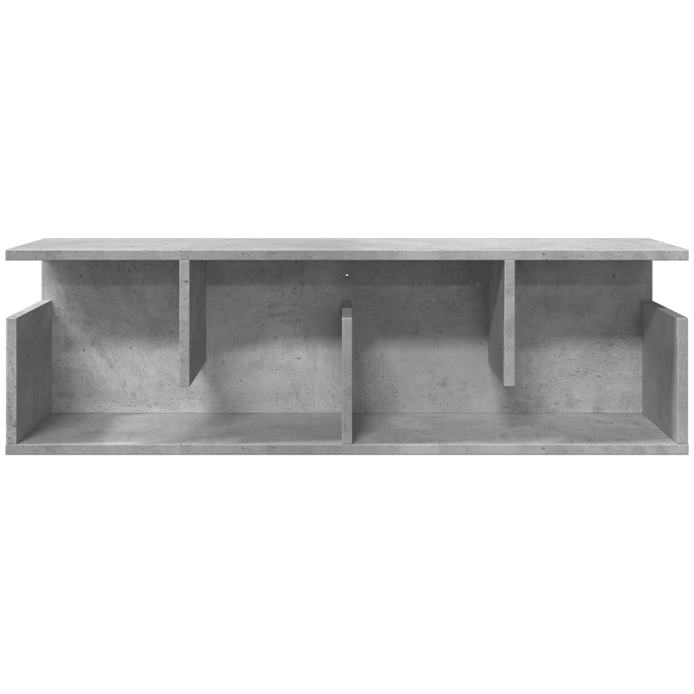 vidaXL 4 Shelf Concrete Grey Wall Cabinet Image 3