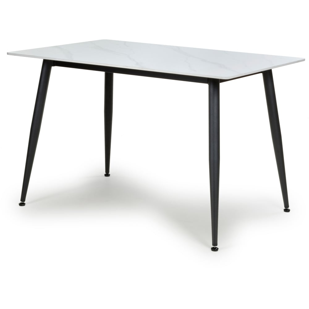 Monaco 4 Seater Dining Table White Image 2