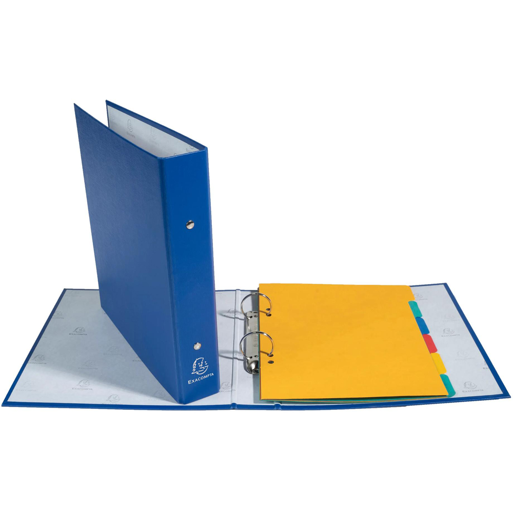 Exacompta A5 Assorted Colours 2 Ring Binder 20 Pack Image 3