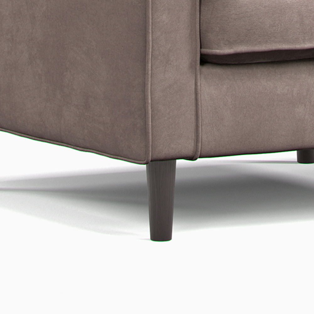 Eden 5 Seater Pewter Chenille Sofa Suite Image 6