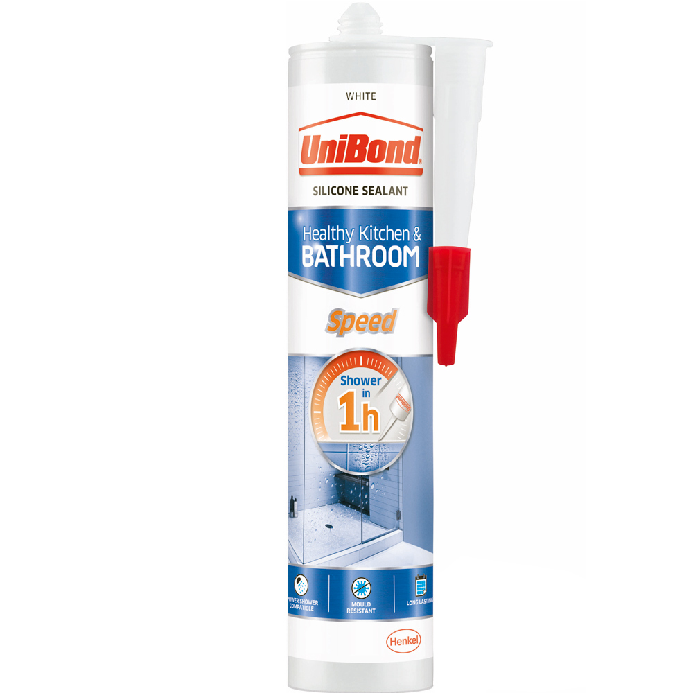 UniBond White Speed Kitchen and Bathroom Sealant Cartridge 291g Wilko