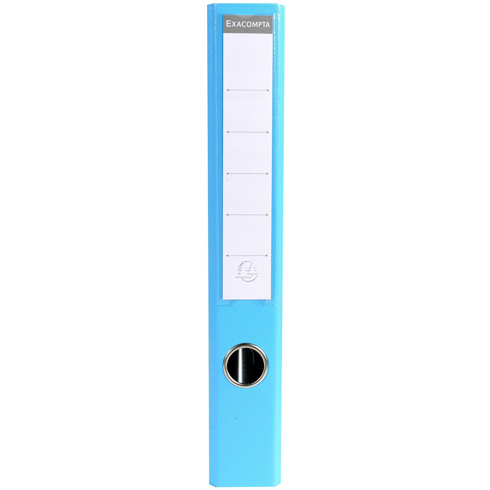 Exacompta PremTouch A4 Light Blue PVC Lever Arch File 10 Pack Image 4