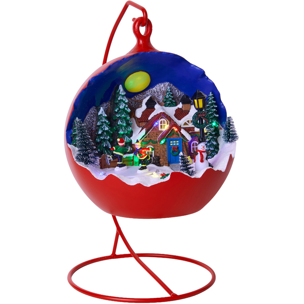 LED Hanging Christmas Model - Red Image 1