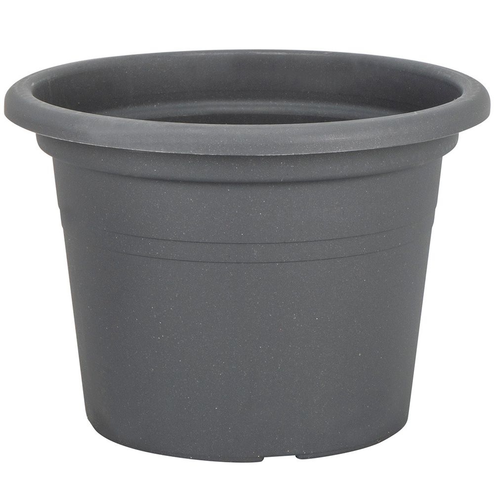 Cilindro Anthracite Outdoor Plant Pot 25cm