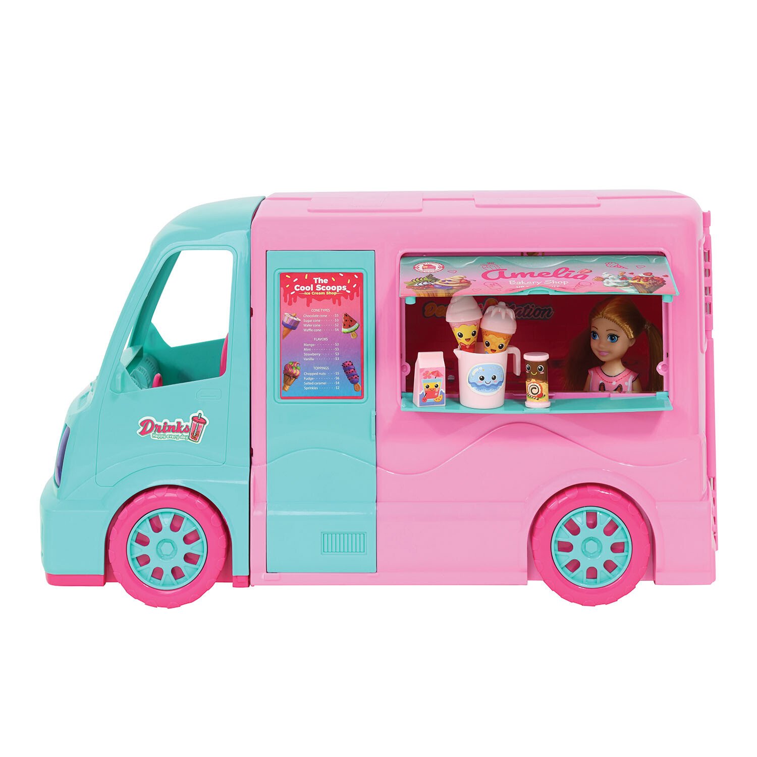 Ice Cream Truck - Pink and Blue Image 2