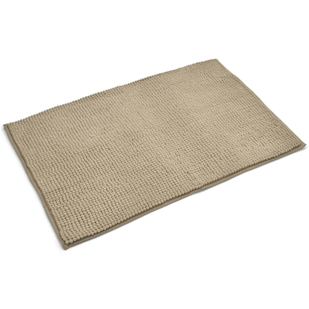 Mayfair Natural Shaggy Noodle Bath Mat 50 x 80cm Image 1