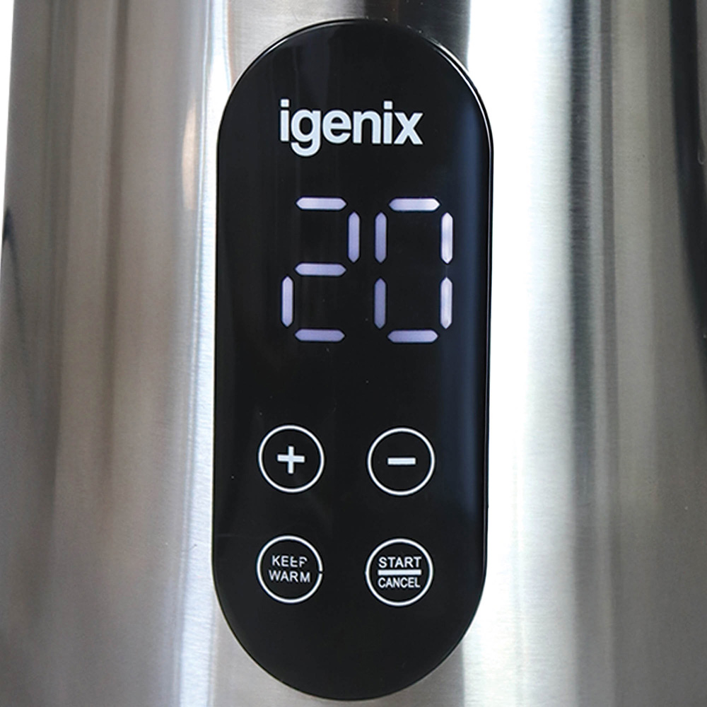 Igenix IGK01550SS Stainless Steel Digital 1.5L Jug Kettle 3000W Image 5